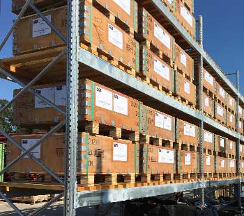 A Electrosteel instala 1 200m lineares de prateleiras suplementares